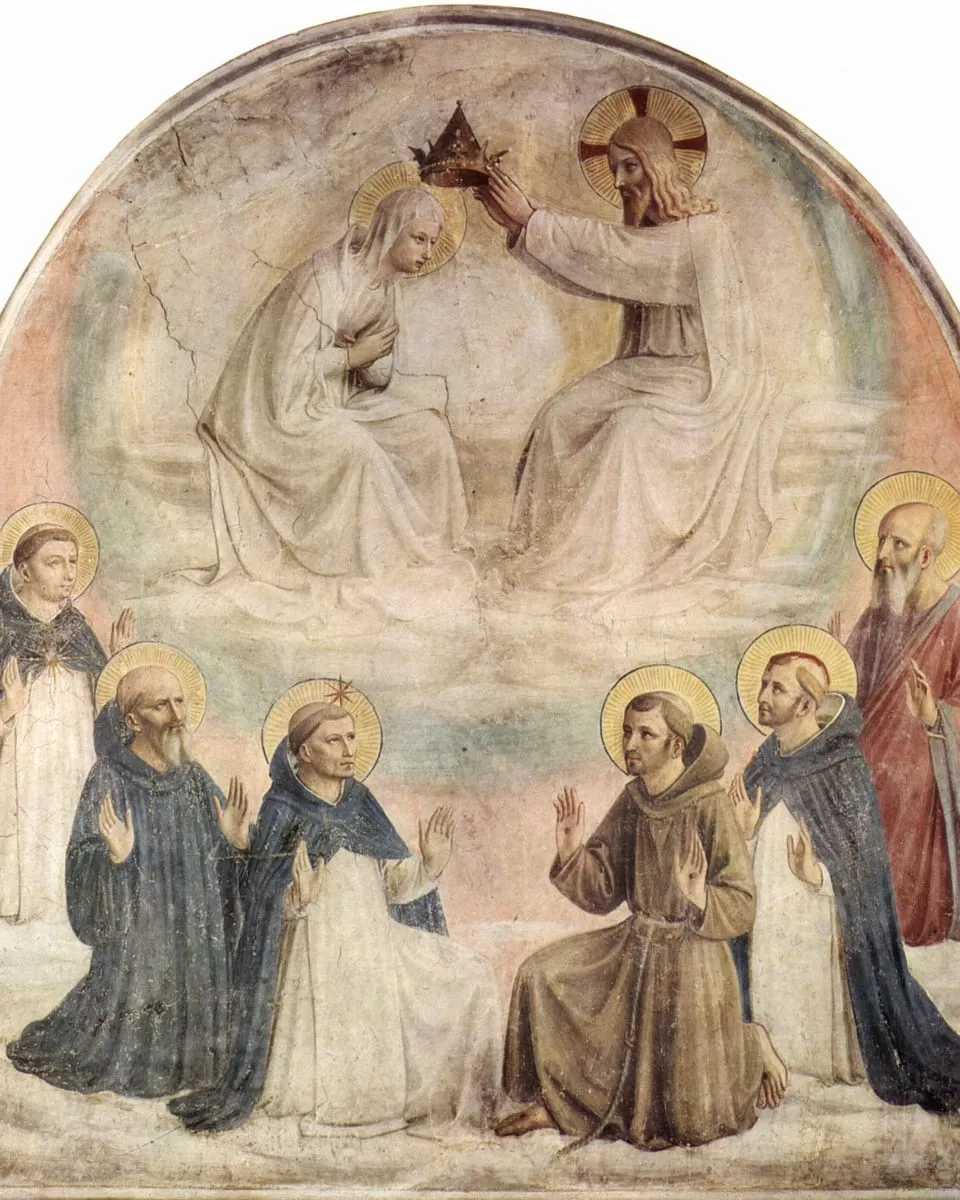 Coronation of the Virgin (cell 9), Fra Angelico