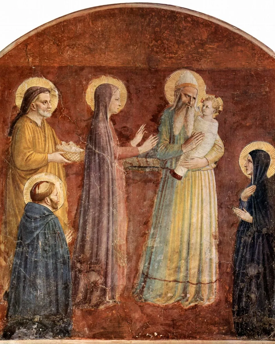 Presentation in the Temple (cell 10), Fra Angelico
