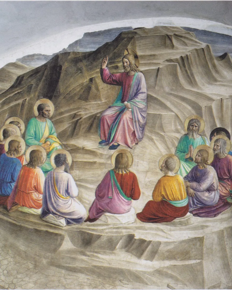 Sermon on the Mount (cell 32), Fra Angelico